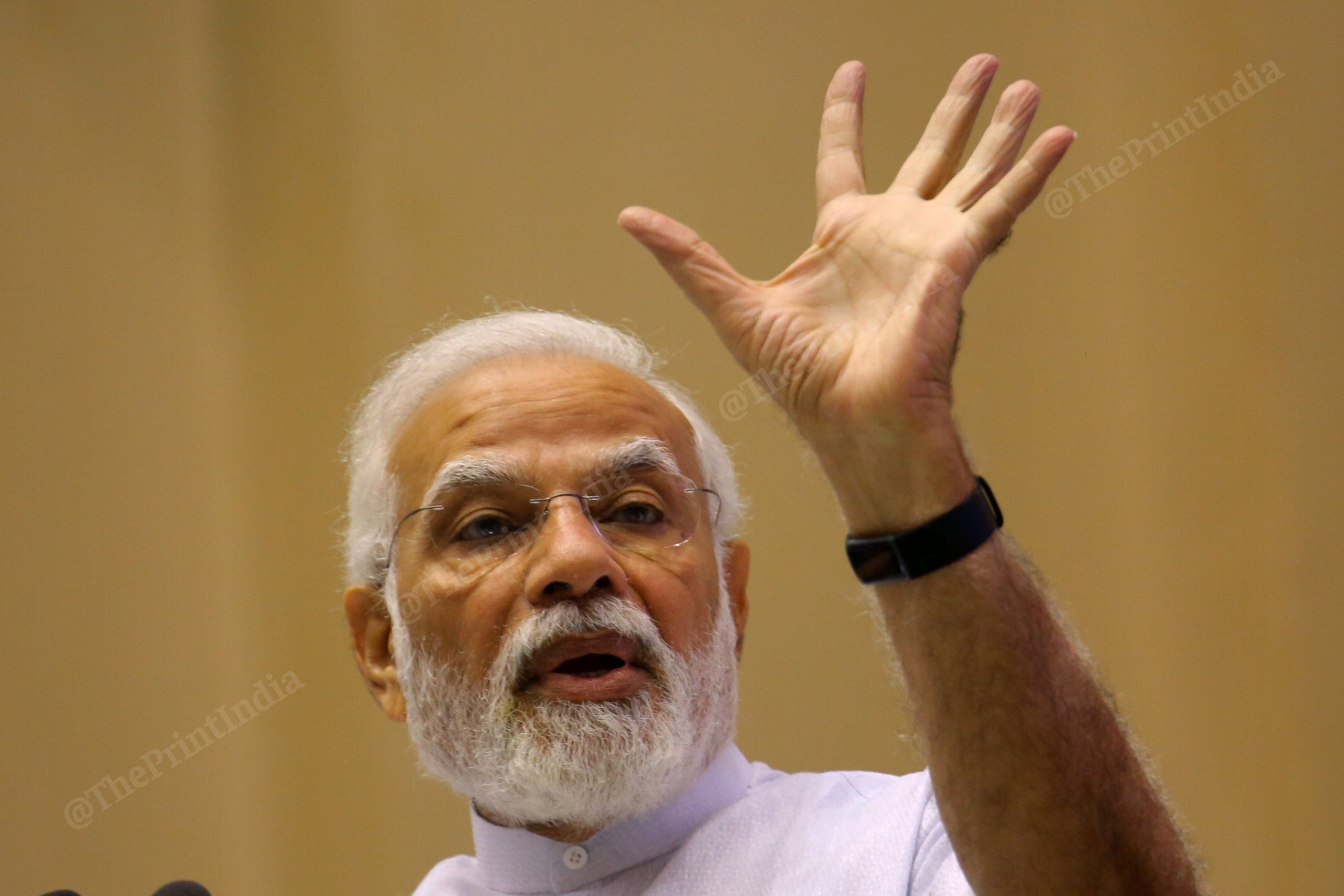 PM Modi launched the scheme at the ‘Udyami Bharat’ programme at Vigyan Bhawan in New Delhi today | Praveen Jain | ThePrint