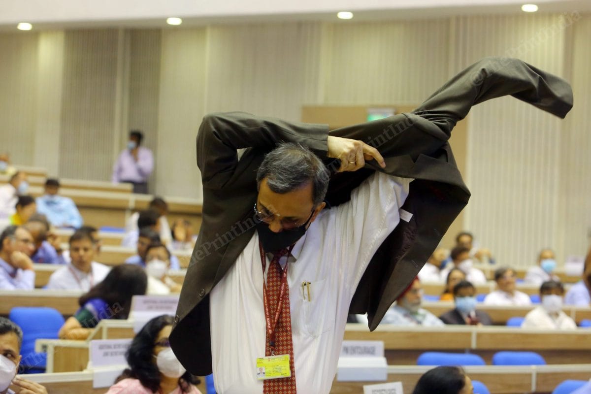 Chief Economic Advisor V. Anantha Nageswaran at the event | Photo: Praveen Jain | ThePrint