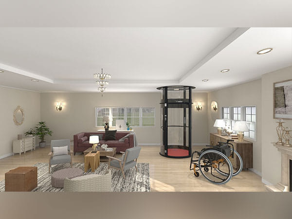 Nibav introduces the world's largest pneumatic home elevator