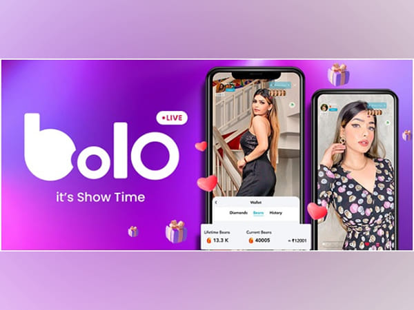 With over INR 40 crore annualised GTV Runrate, Bolo Live emerges as India's largest platform for creator monetisation