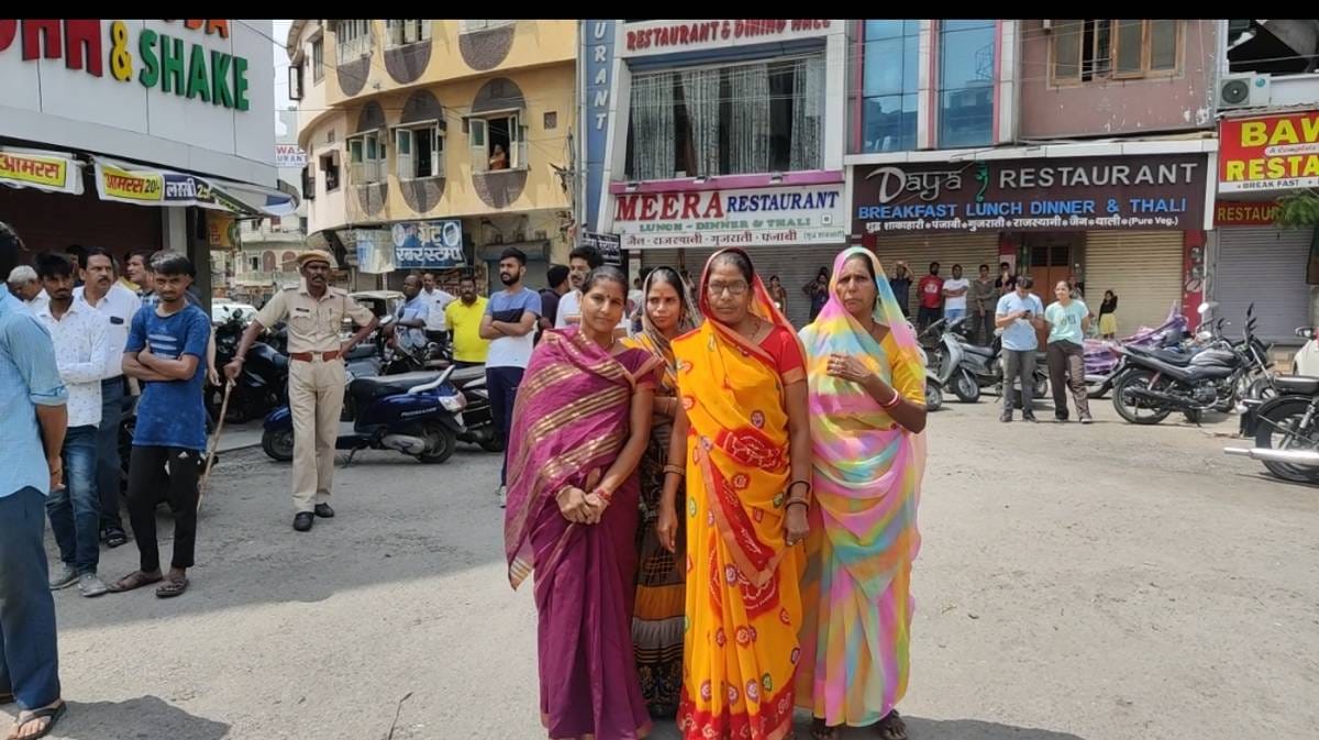 A group of women who stood by to support the protestors | Photo: By special arrangement