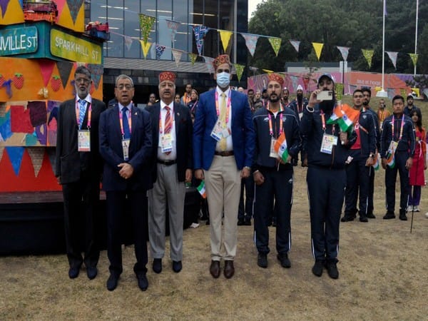 Indian Flag hoisted at CWG Village in Birmingham