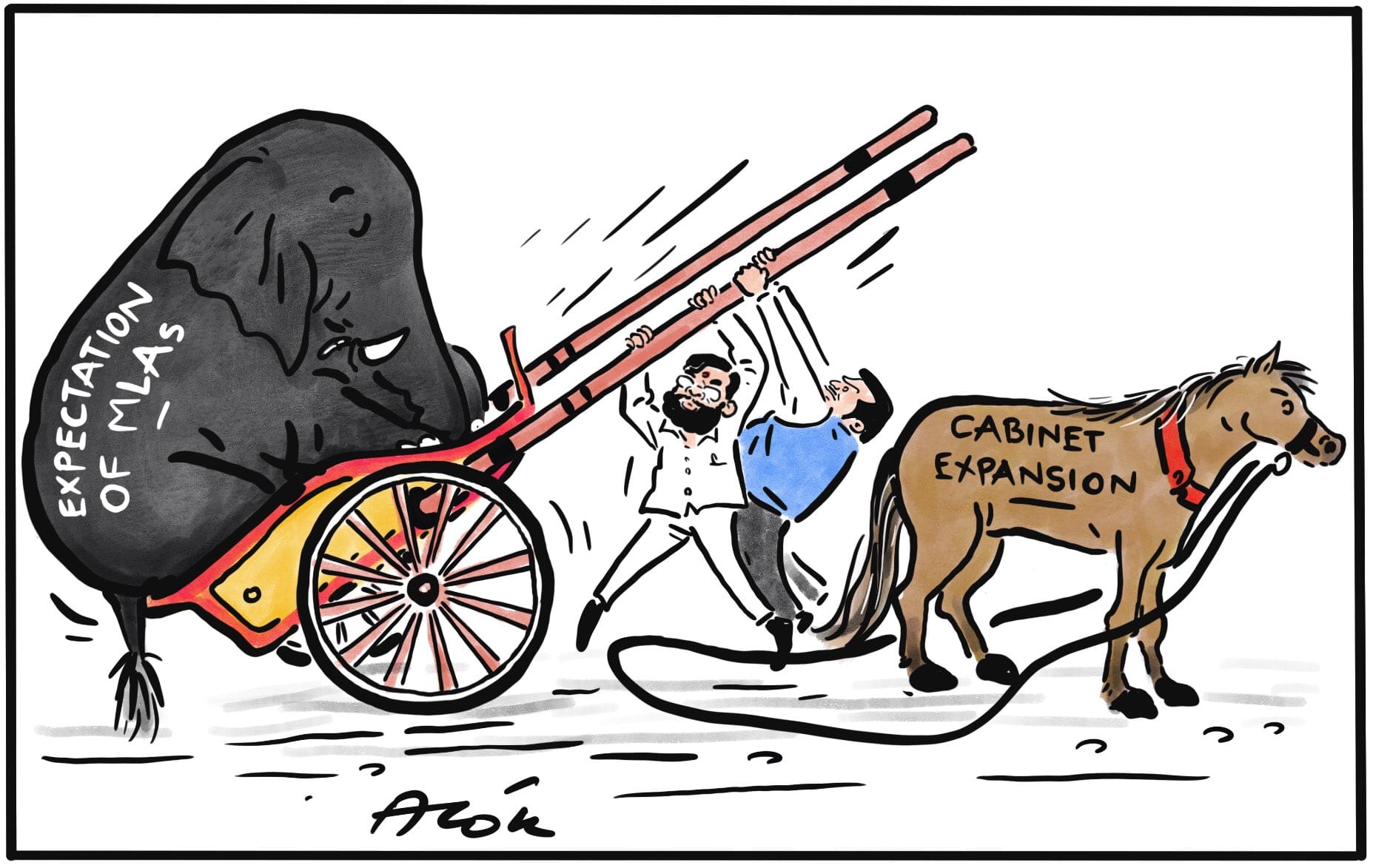 Alok Nirantar | Twitter/@caricatured