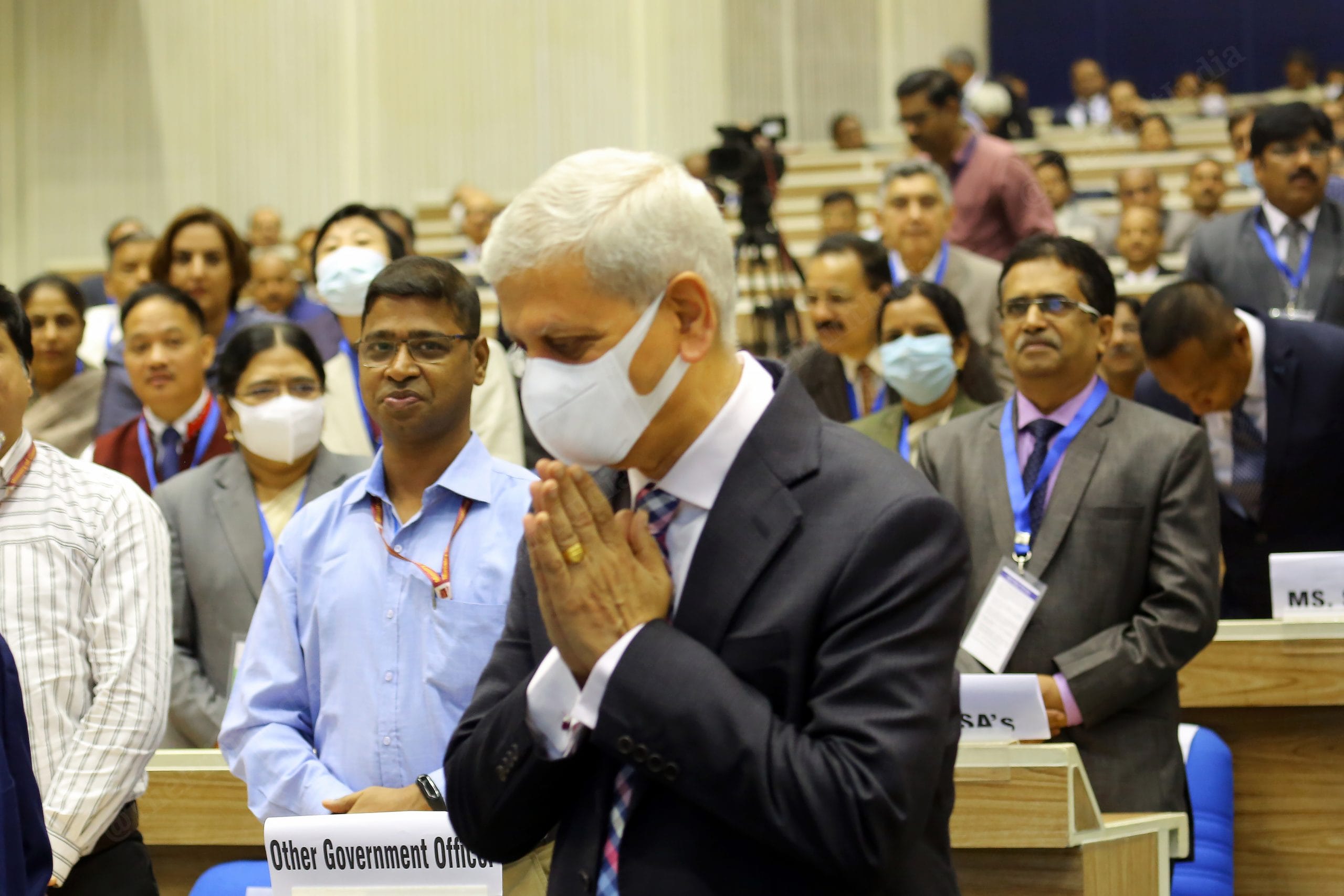 Supreme Court upcoming Chief Justice of India Uday Umesh Lalit greeting at vigyan bhavan | Praveen Jain | ThePrint