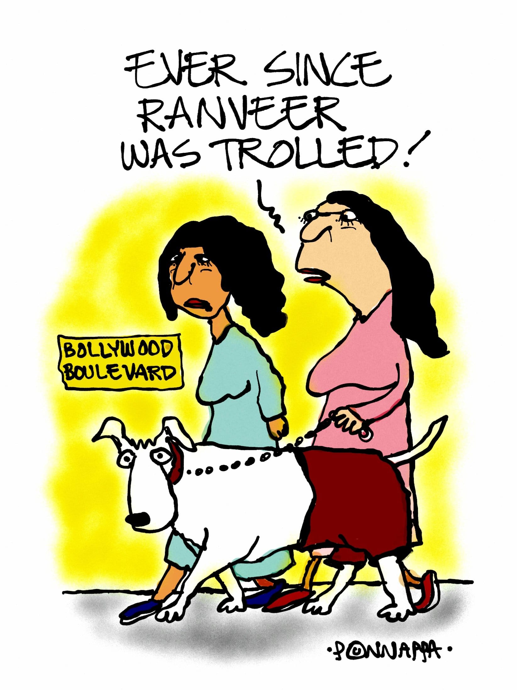 Nala Ponnappa | Twitter/@PonnappaCartoon