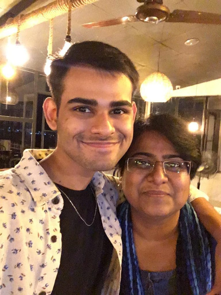 Ayaan Shariq with his mom| Lilacs in the closet