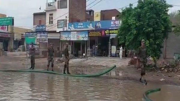 Rajasthan: Heavy rains lash Sri Ganganagar, several parts waterlogged