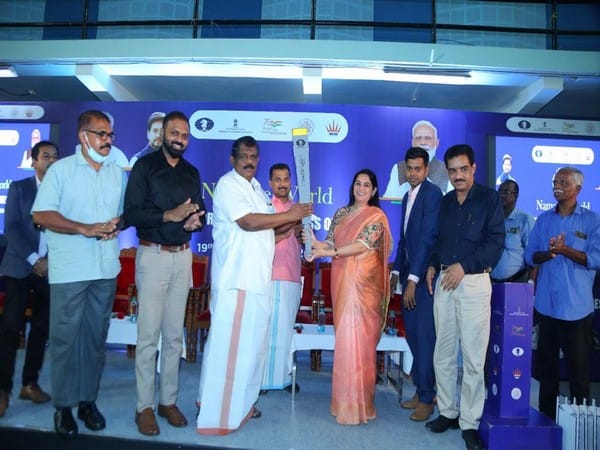 Kerala: Chess Olympiad Torch Relay reaches Thiruvananthapuram