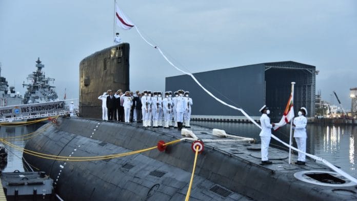 INS Sindhudhvaj was decommissioned at Visakhapatnam after serving the country for 35 years on Saturday | Twitter | @indiannavy