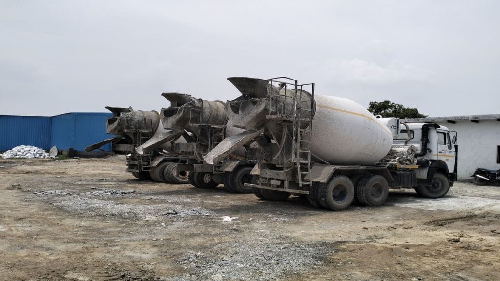 The ready mix cement factory at Jewar, co-owned by Mohit Chaudhary| ThePrint| Tina Das