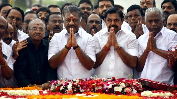 O. Panneerselvam (L) and Edappadi K. Palaniswami (R) | ANI file photo