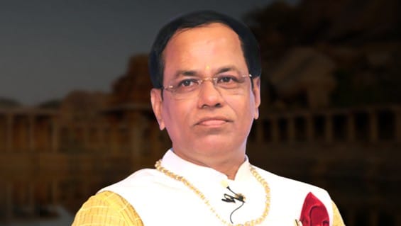 File photo of Chandrashekhar Angadi, who popularly went by the name Chandrashekhar Guruji