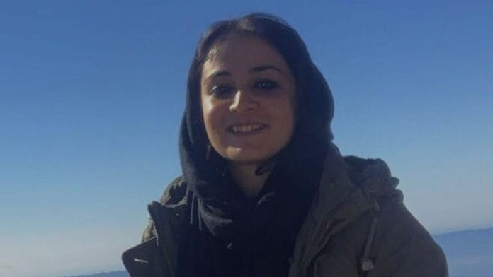 File photo of Sanna Irshad Mattoo via Facebook