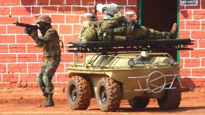 One of the vehicles under consideration has been developed by the Kalyani Group that runs on both batteries & motors | Photo credit: Kalyani Group