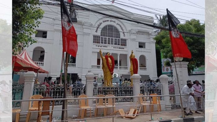 The AIADMK headquarters, Chennai | Credit: Sowmiya Ashok, ThePrint