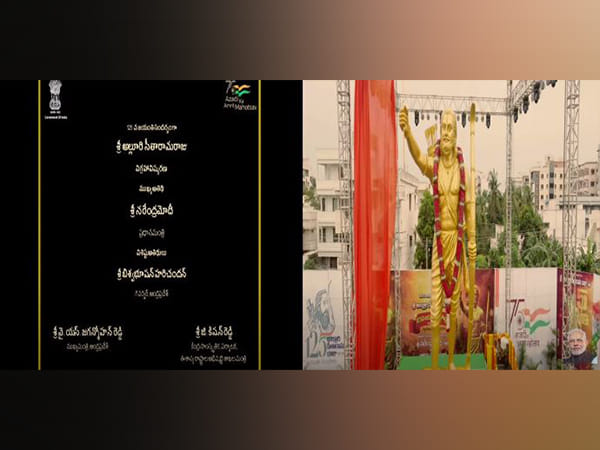 PM Modi unveils freedom fighter Alluri's statue in Andhra's Bhimavaram