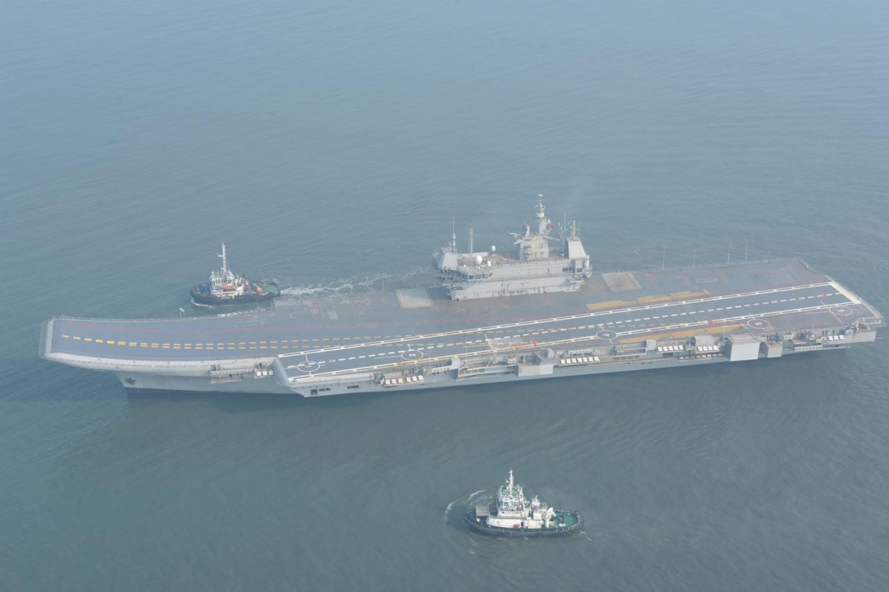 The delivery of Vikrant marks a major milestone for India | Credit: Indian Navy