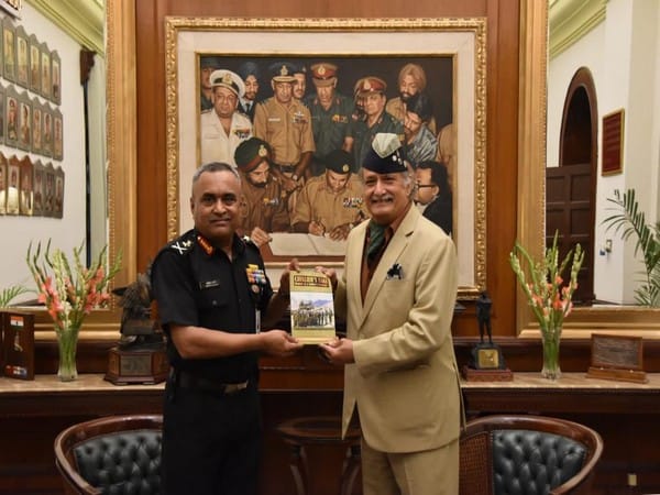Army Chief Gen Pande launches the book 'Cavalier's Take - Memoir of a Soldiers General'