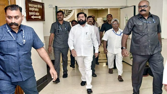 Maharashtra Chief Minister Eknath Shinde in Mumbai on Monday | ANI/Eknath Shinde Twitter