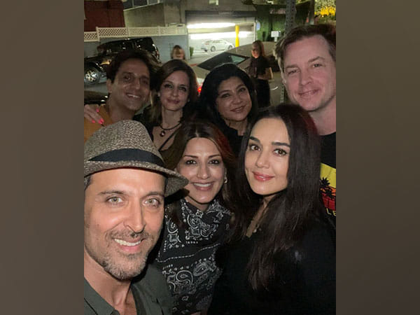 Hrithik Roshan's weekend reunion with ex-wife Sussane Khan, Arslan Goni, Preity Zinta in LA