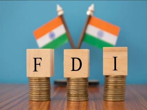 India received highest ever FDI inflow of over Rs 6 crore in FY 2021-22