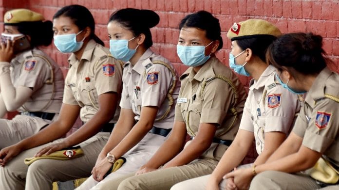 Representational image of women police personnel in New Delhi | ANI