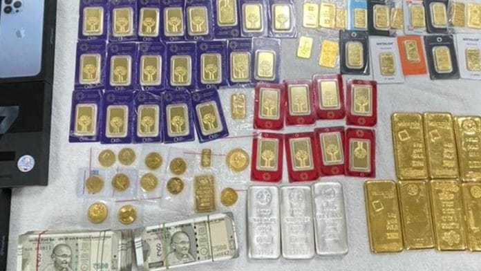 Some of the items allegedly recovered from the raid at Sanjay Popli's house | By special arrangement