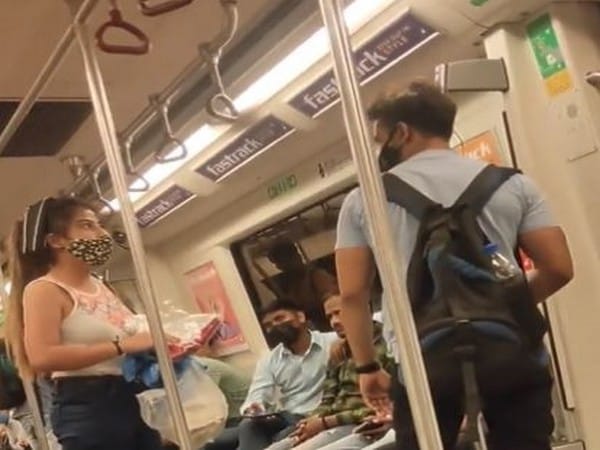 WATCH: Viral video of couple fighting in Delhi Metro entertains netizens