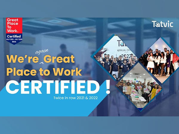 Tatvic is recognized as a 'Great Workplace' in the great place to work survey 2022; two years in a row