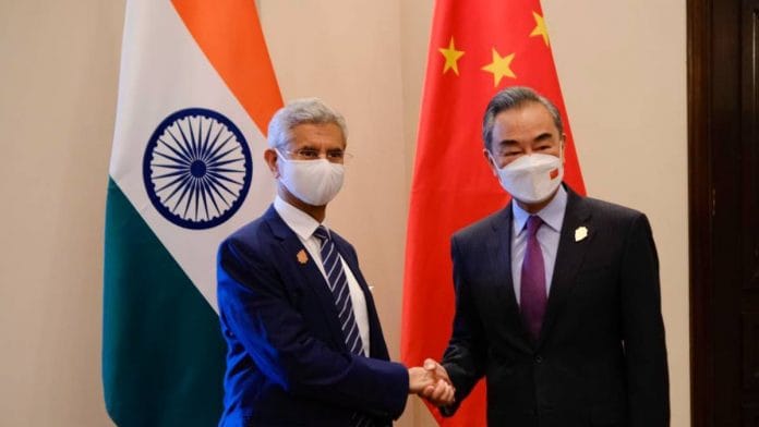 S. Jaishanker with Wang Yi in Bali | Twitter | @DrSJaishankar