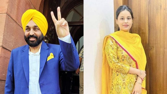 Punjab CM Bhagwant Mann (left) will marry Gurpreet Kaur at a private ceremony in Chandigarh on 7 July 2022