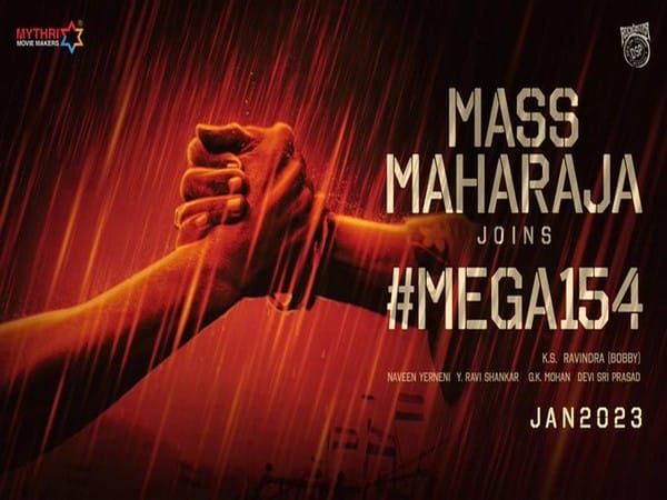 Chiranjeevi-Ravi Teja reunite for KS Ravindra's upcoming film 'Mega154'