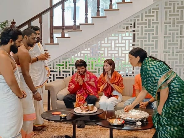 Ananya Panday seeks blessings from Vijay Deverakonda's mother ahead of 'Liger' release
