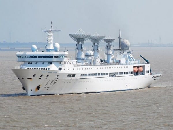 Chinese spy vessel Yuan Wang 5 arrives in Sri Lanka, docks at Hambantota Port