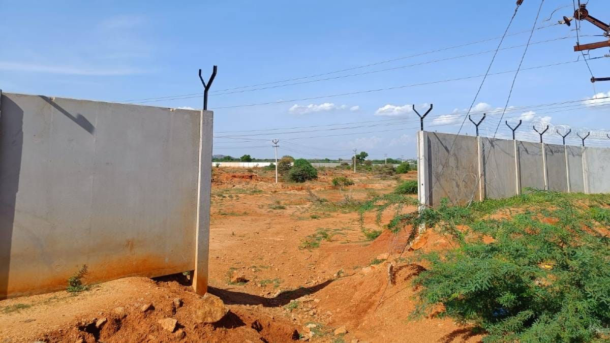 The land allocated for AIIMS Tamil Nadu | Photo: Sowmiya Ashok | ThePrint