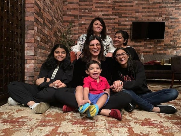 Sushmita Sen celebrates her godson's birthday with family