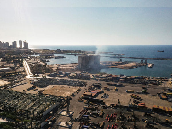 New silo collapse in Beirut port brings back memories of 2020 blasts