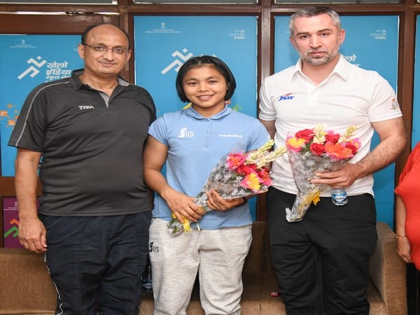 Sports Authority of India felicitates World Cadet Judo Champion Linthoi Chanambam