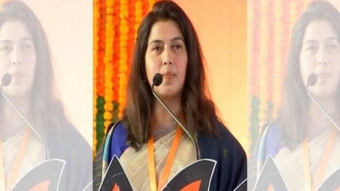 File photo of BJP MP Saroj Pandey | ANI
