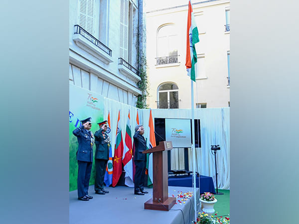 Tricolour hoisted at Embassy in Paris on India's 76th Independence day 