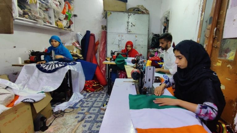 ‘Not a common tailoring job’—Muslim women in Malerkotla stitch flags for Har Ghar Tiranga