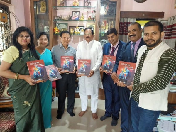 Indore-based author Dr A K Dwivedi's book 