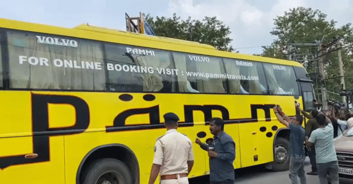 Bus with MLAs of JMM-led coalition leaving CM Soren's residence Saturday | Moushumi Das Gupta | ThePrint