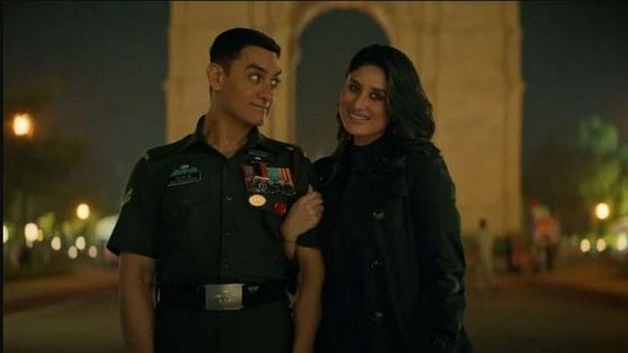 A still from Laal Singh Chaddha starring Aamir Khan and Kareena Kapoor Khan