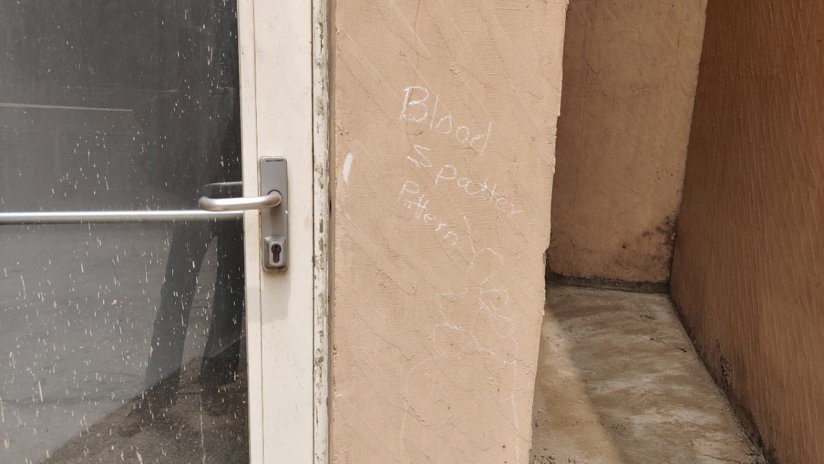 Spot at MPs Awas Apartments where body was found | Bismee Taskin | ThePrint