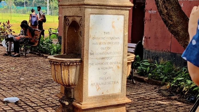 A restored pyaau at Shivaji Park, Mumbai | ThePrint/Reeti Agarwal