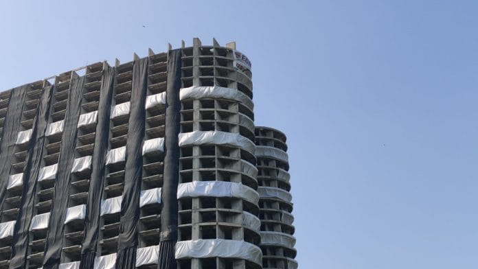 The Supertech twin towers will be brought down using 3,500 kg of explosives | Amogh Rohmetra | ThePrint