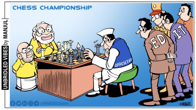 Opposition’s classic bishop sacrifice & the fire engulfing Mamata’s ‘Poribartan’ model