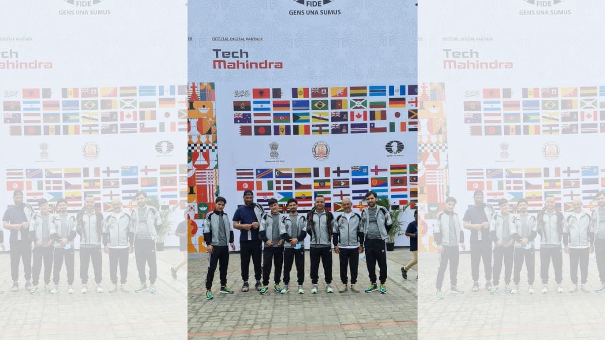 The Afghan team participating in the Chess Olympiad | Photo: Courtesy Afghanistan National Chess Federation