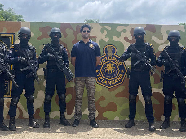  Adivi Sesh visits anti-terror Special Force Octopus Campus ahead of Independence Day 